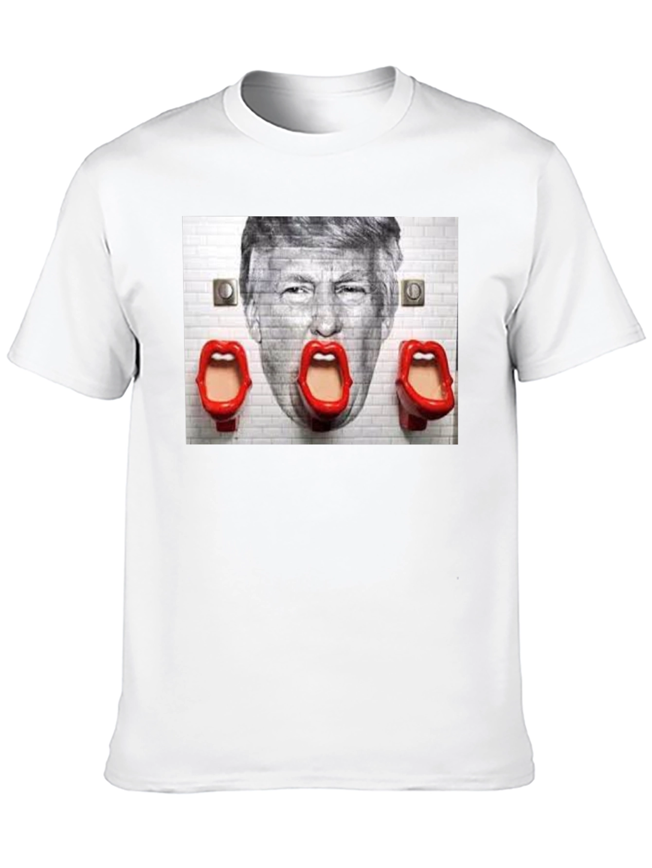 Trump Urinal T-Shirt - Unique Political Humor Tee