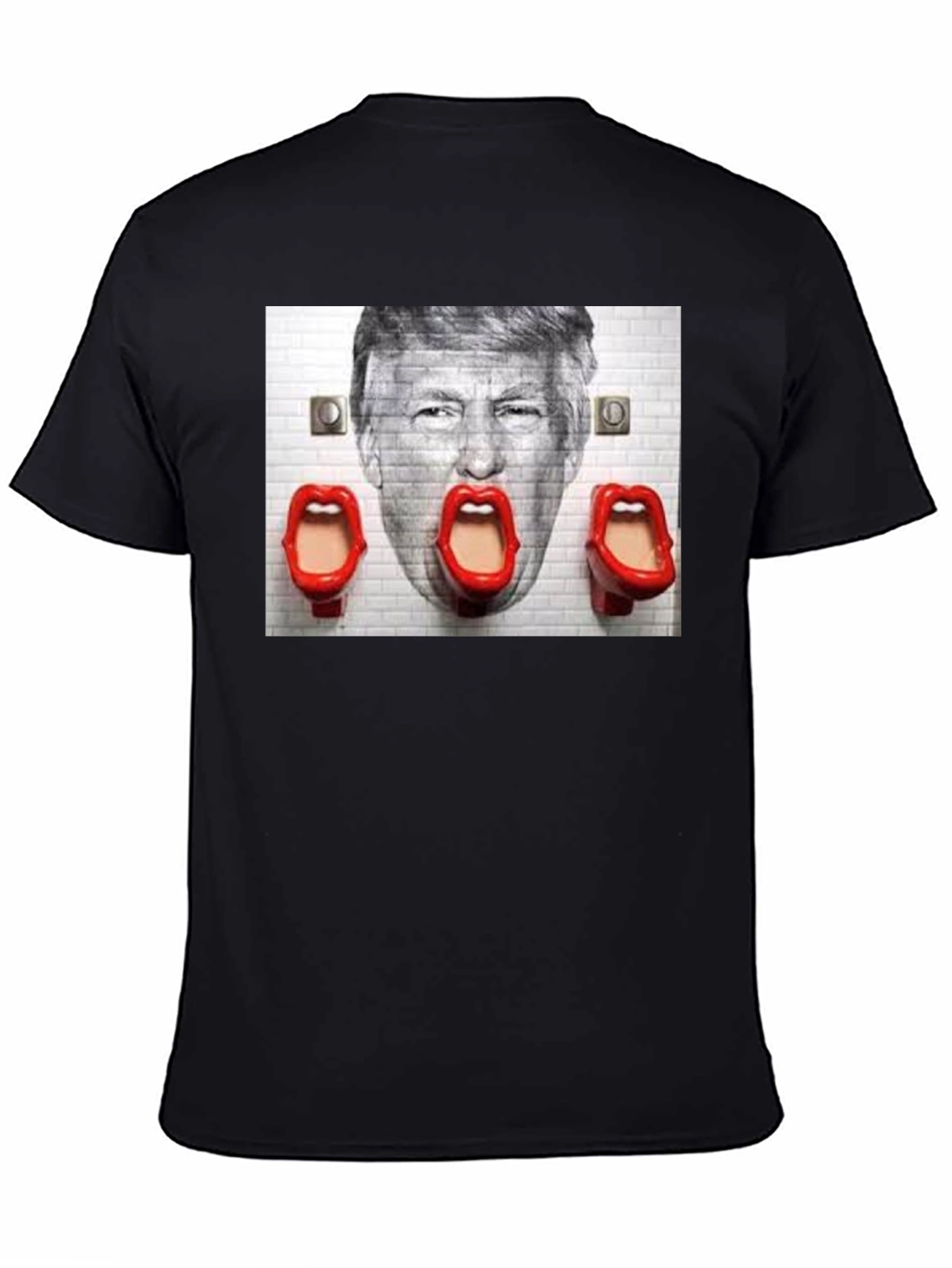 Trump Urinal T-Shirt - Unique Political Humor Tee