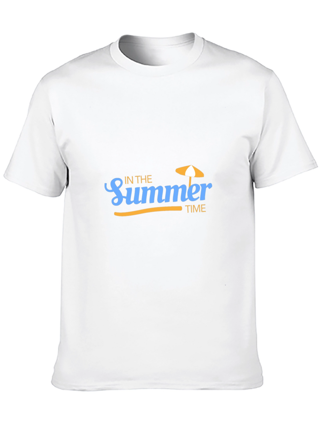 Summer Time Black Graphic Tee