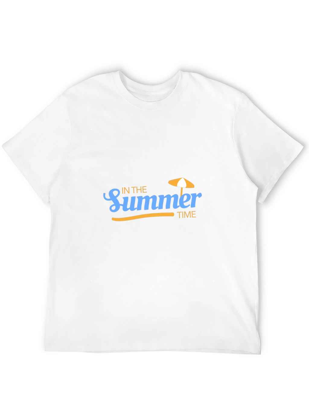 Summer Time Black Graphic Tee