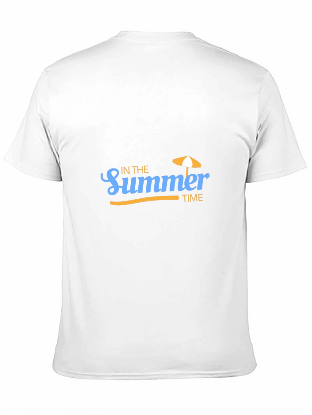 Summer Time Black Graphic Tee