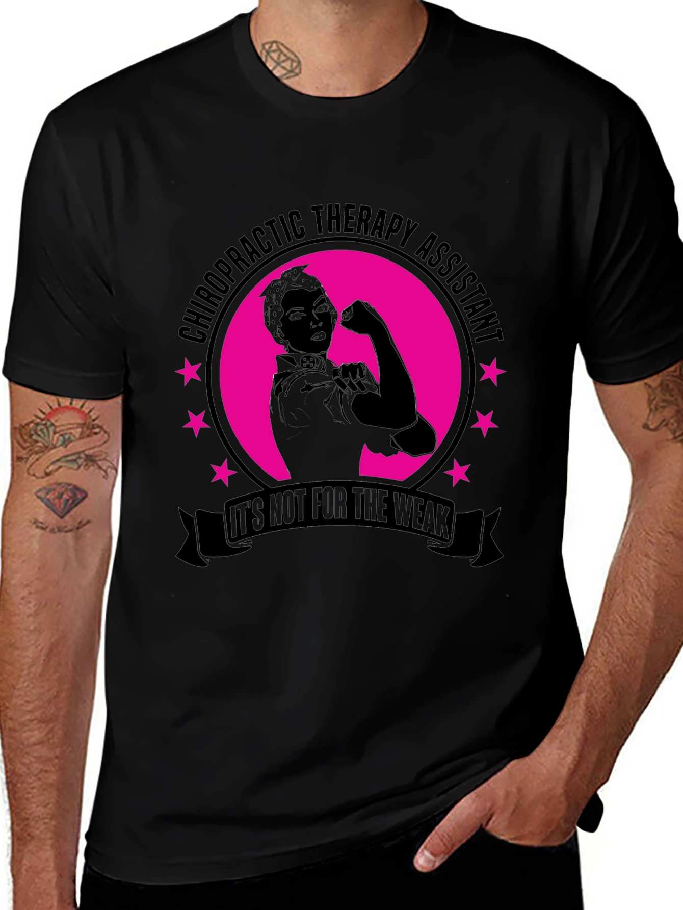 Chiropractic Therapy Assistant T-Shirt - Not for the Weak