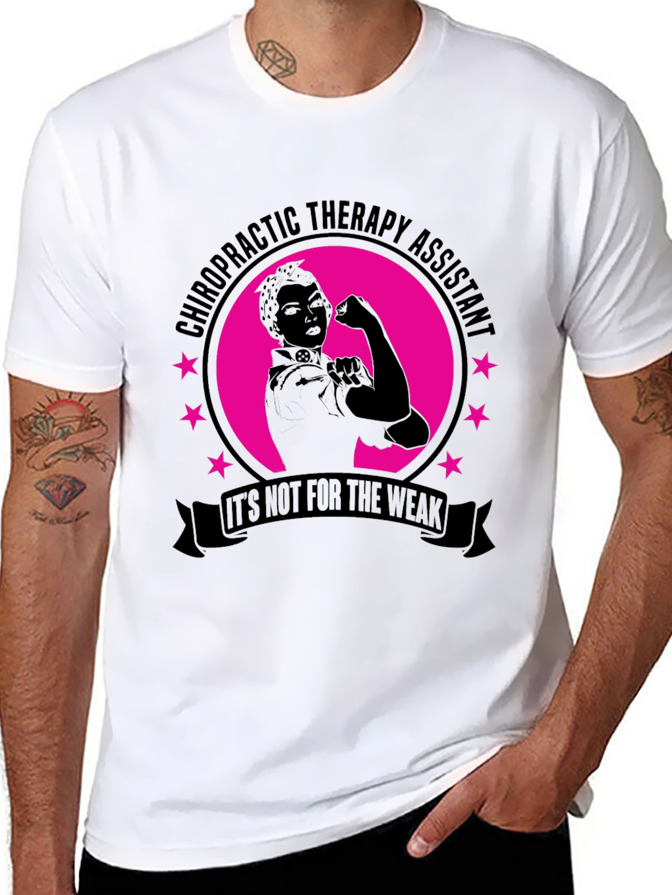 Chiropractic Therapy Assistant T-Shirt - Not for the Weak