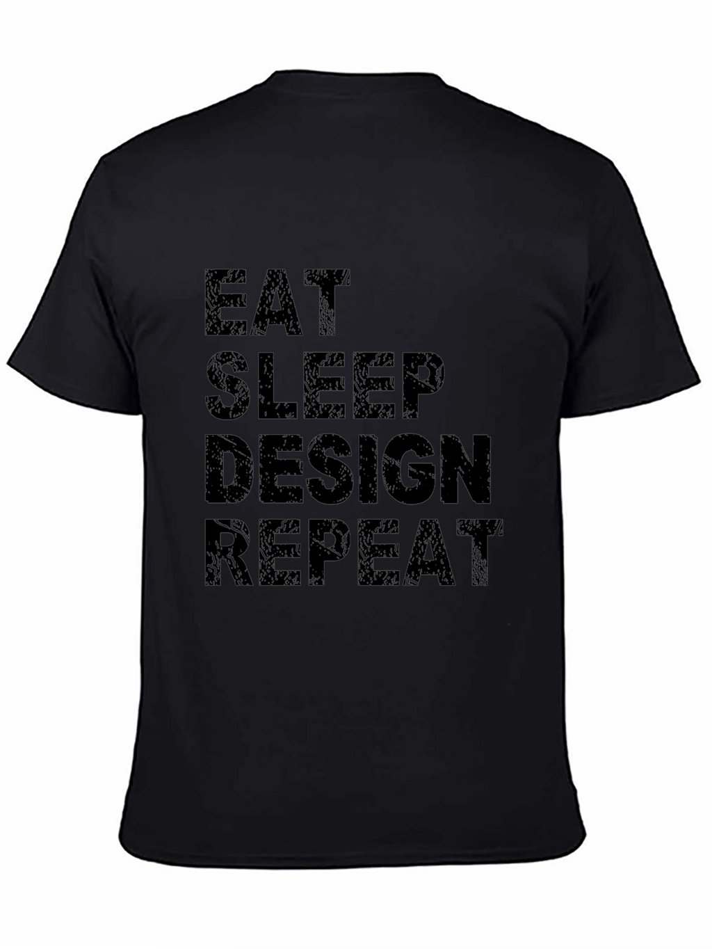 Eat Sleep Design Repeat Black Graphic Tee