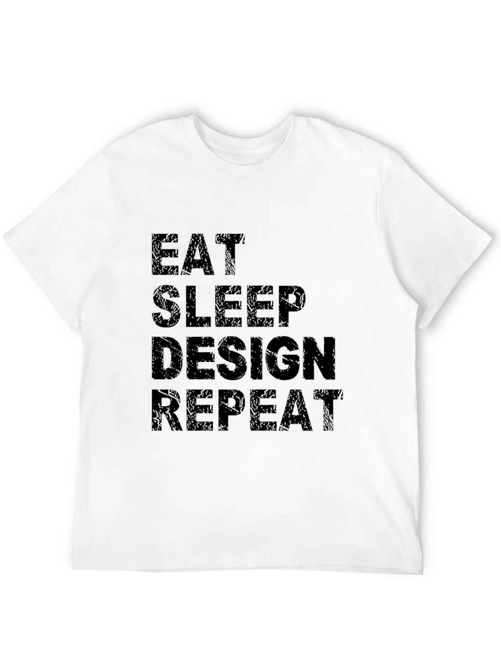 Eat Sleep Design Repeat Black Graphic Tee
