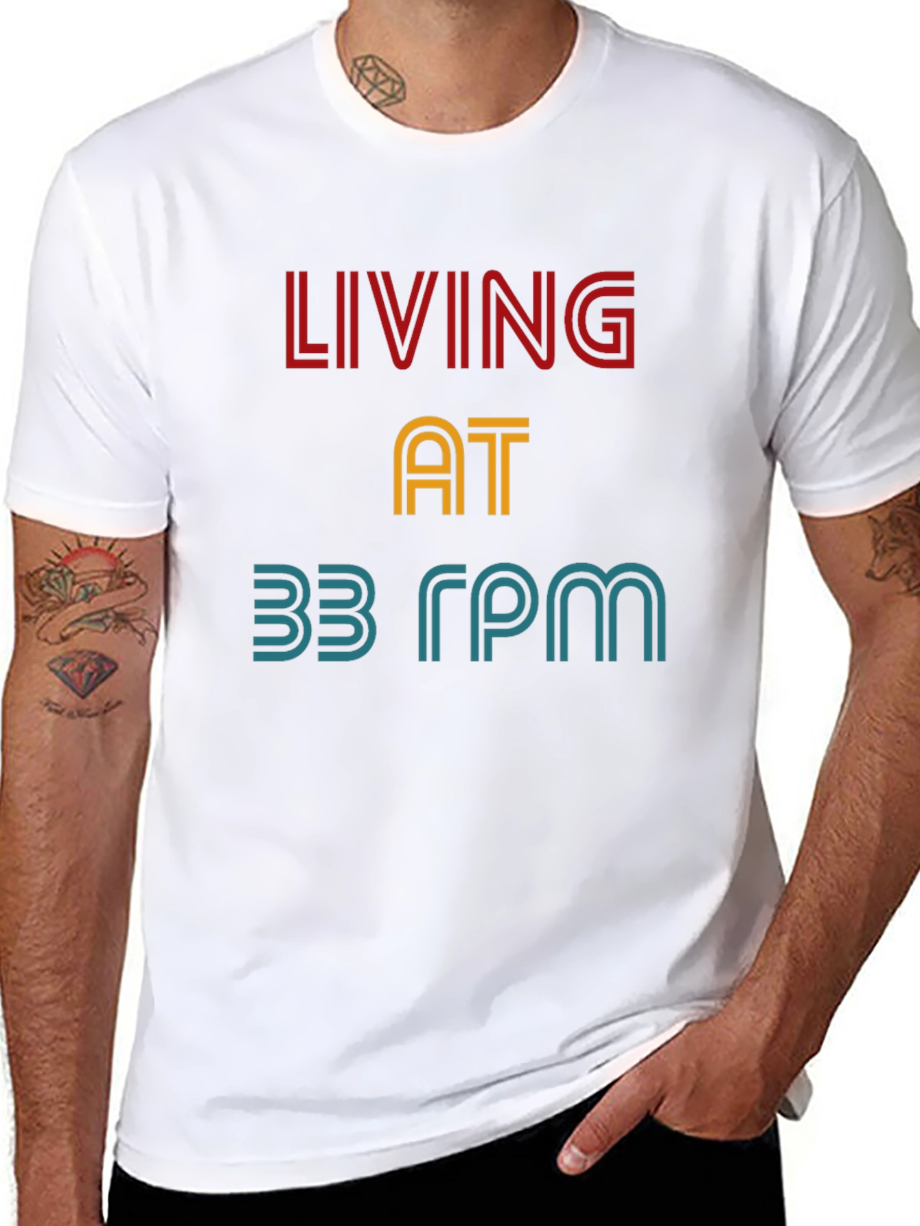 Living at 33 RPM Graphic Tee