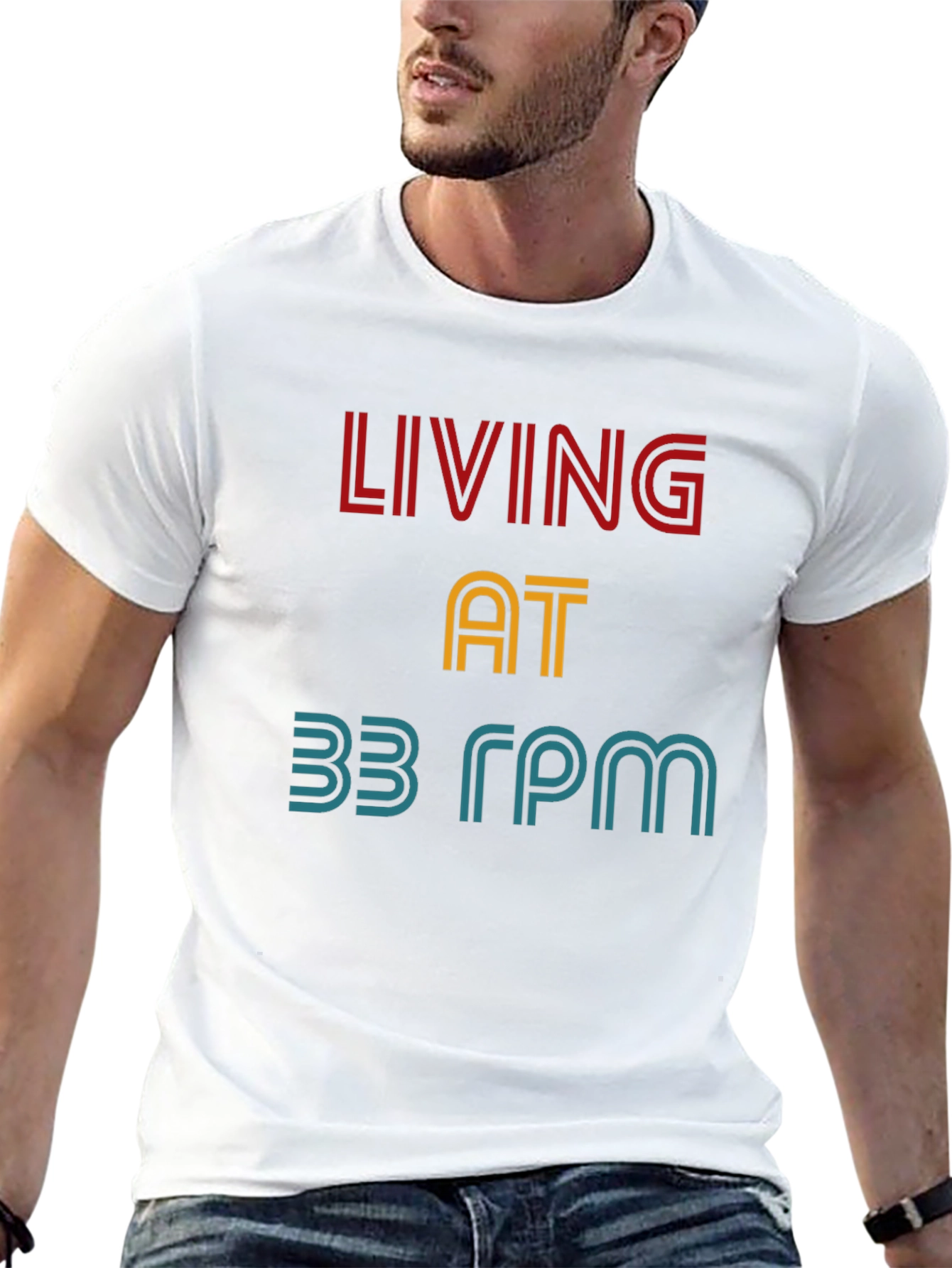 Living at 33 RPM Graphic Tee