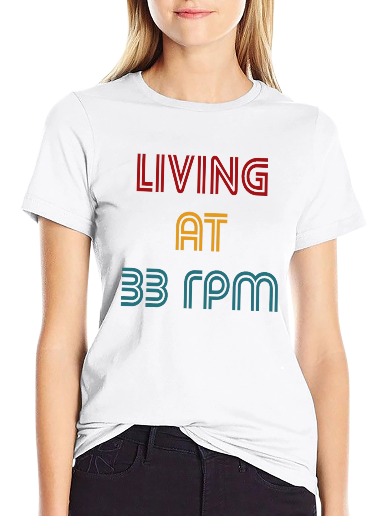 Living at 33 RPM Graphic Tee
