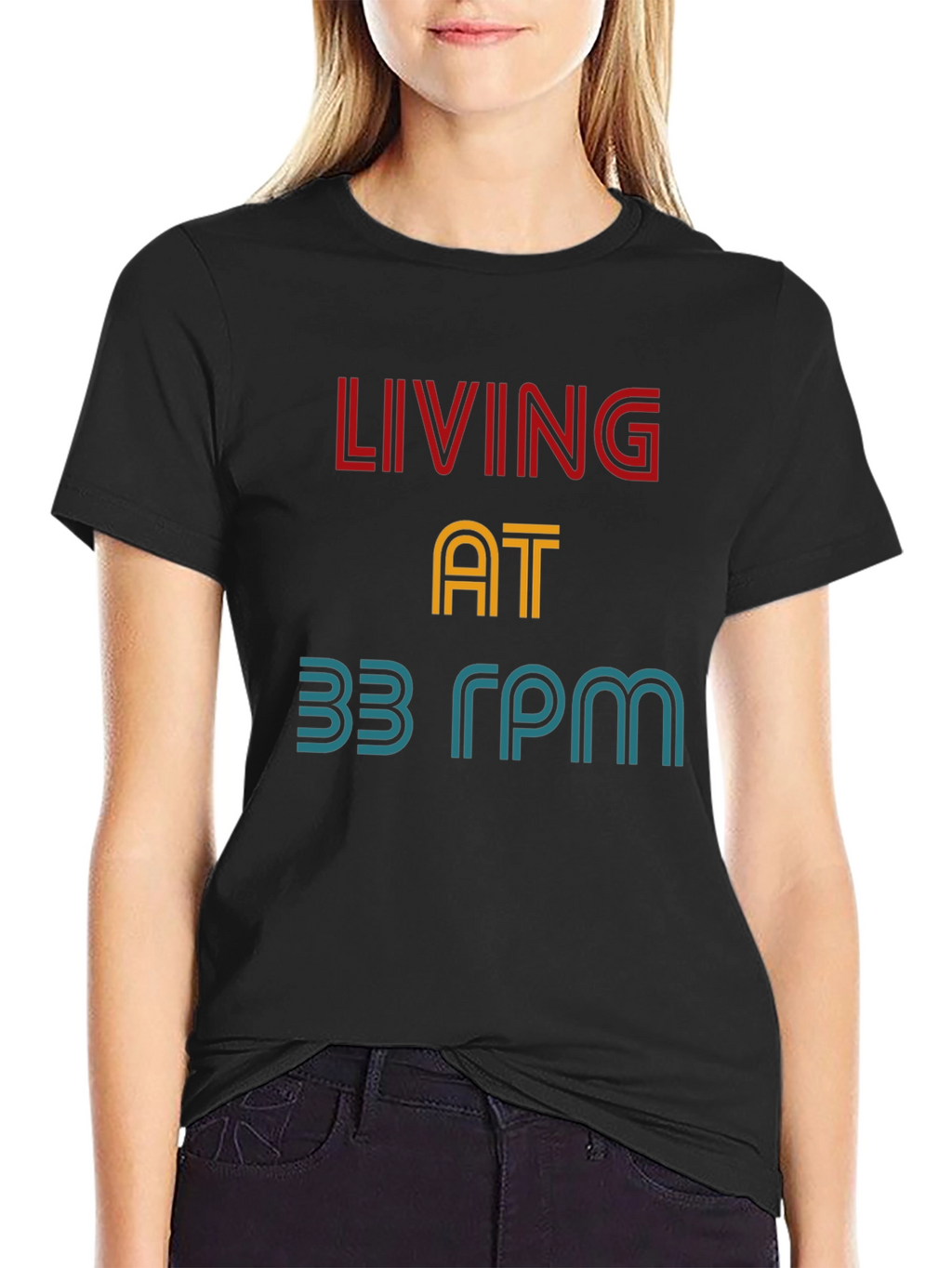 Living at 33 RPM Graphic Tee