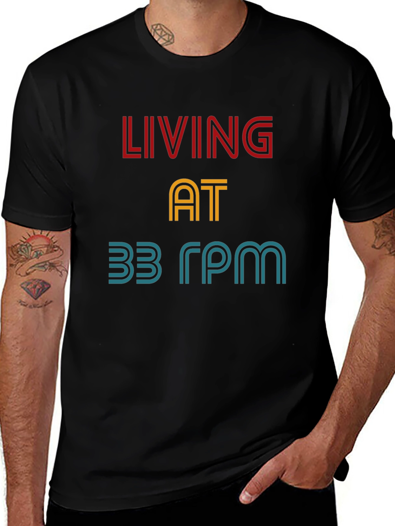 Living at 33 RPM Graphic Tee