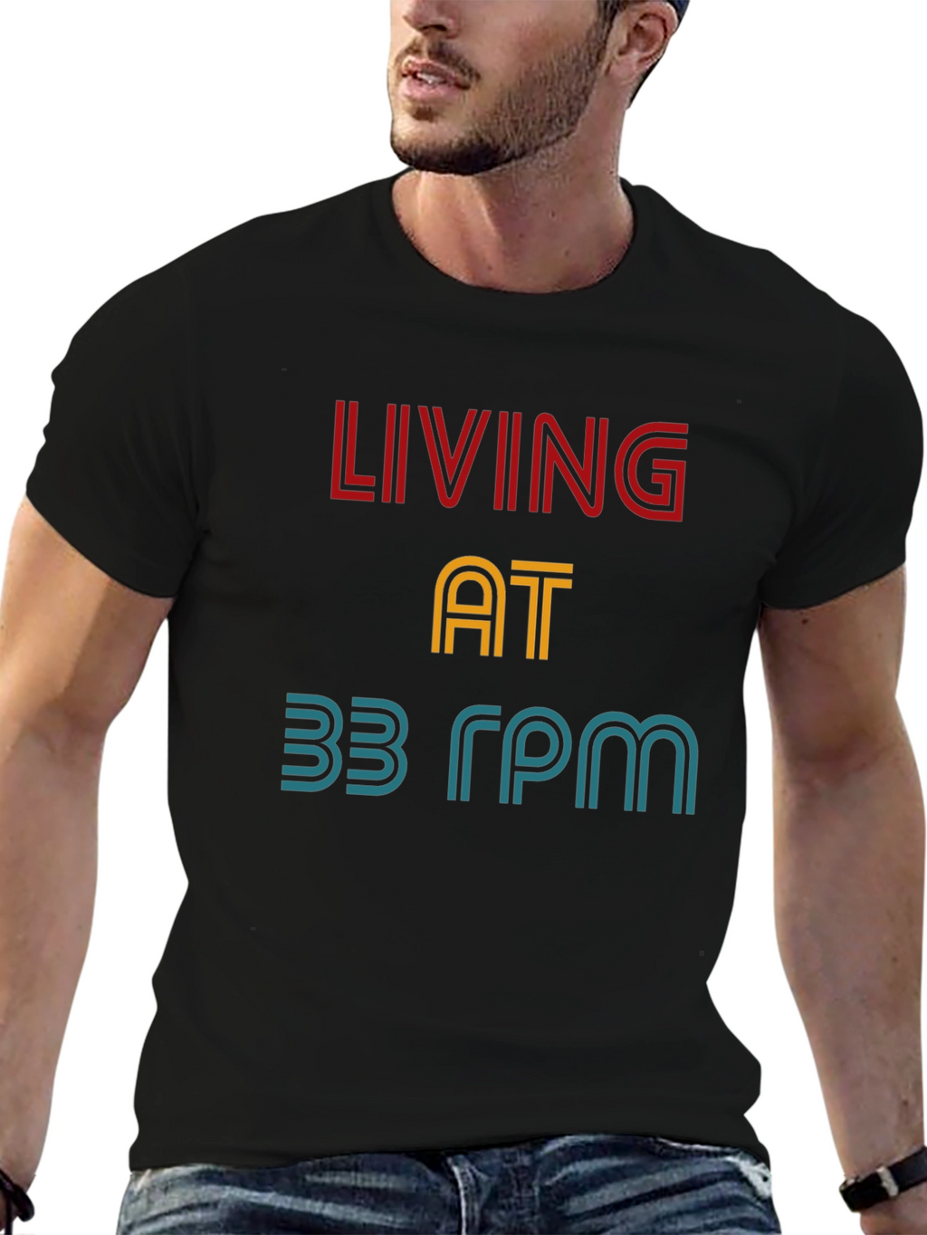 Living at 33 RPM Graphic Tee