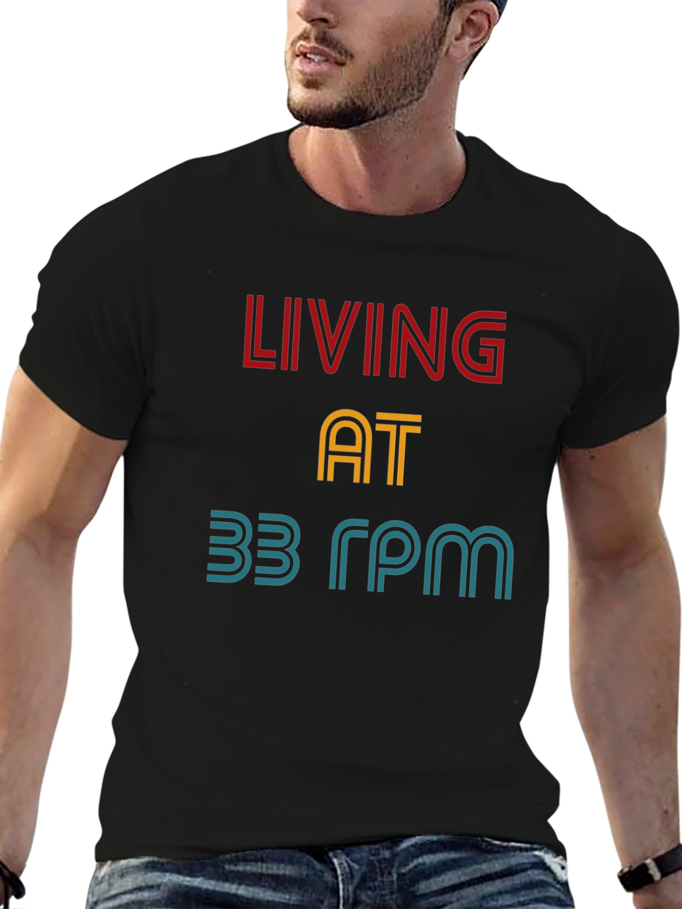 Living at 33 RPM Graphic Tee