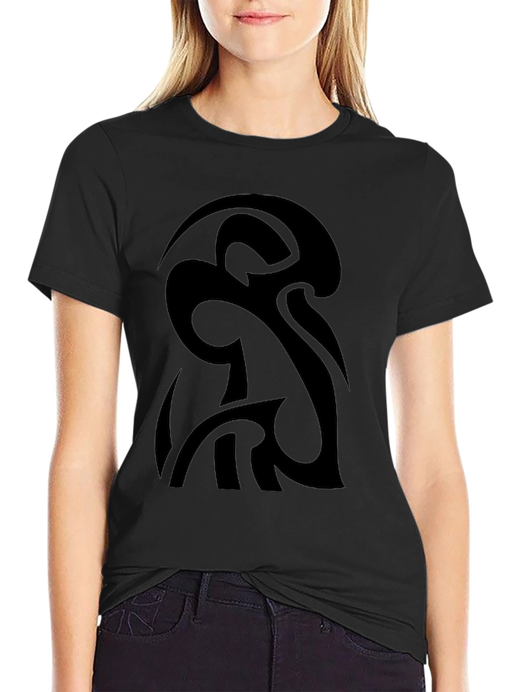 Black Tribal Tattoo Graphic Tee
