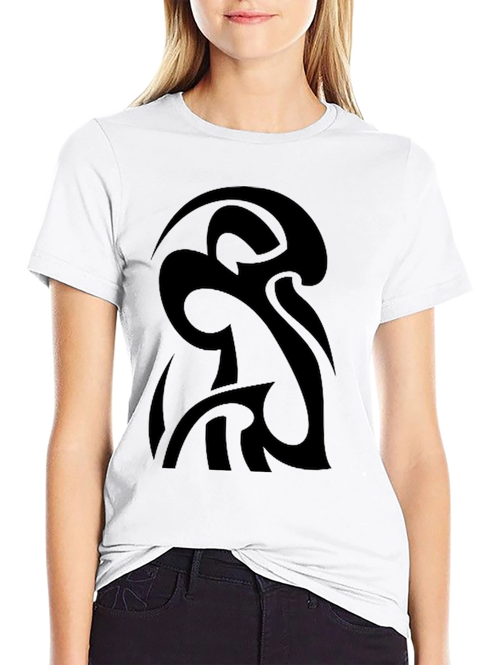 Black Tribal Tattoo Graphic Tee