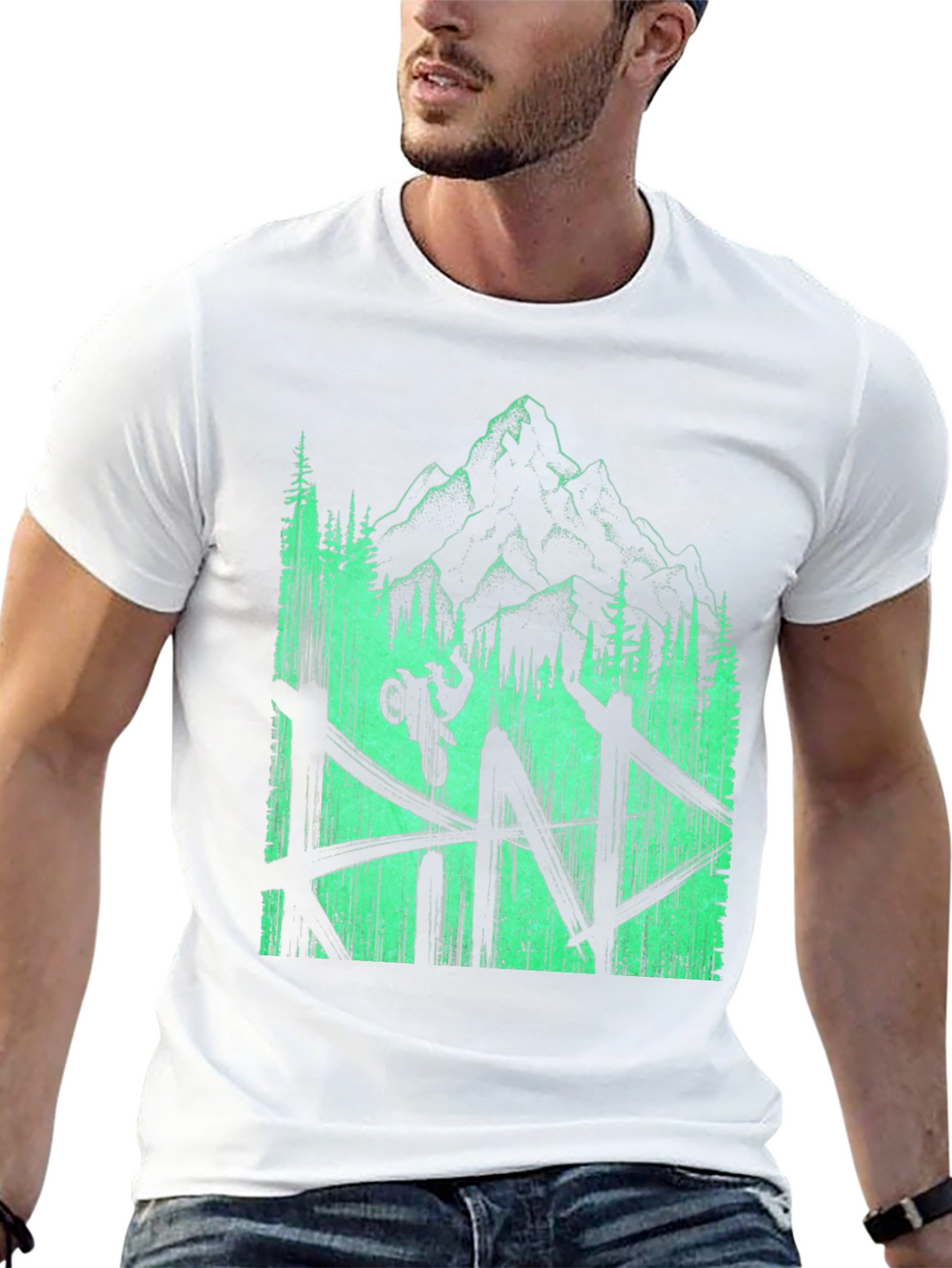 Mountain Biker Graphic Tee