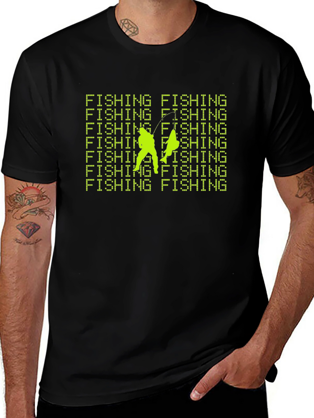 Fishing Graphic Tee - Novelty Fisherman T-Shirt