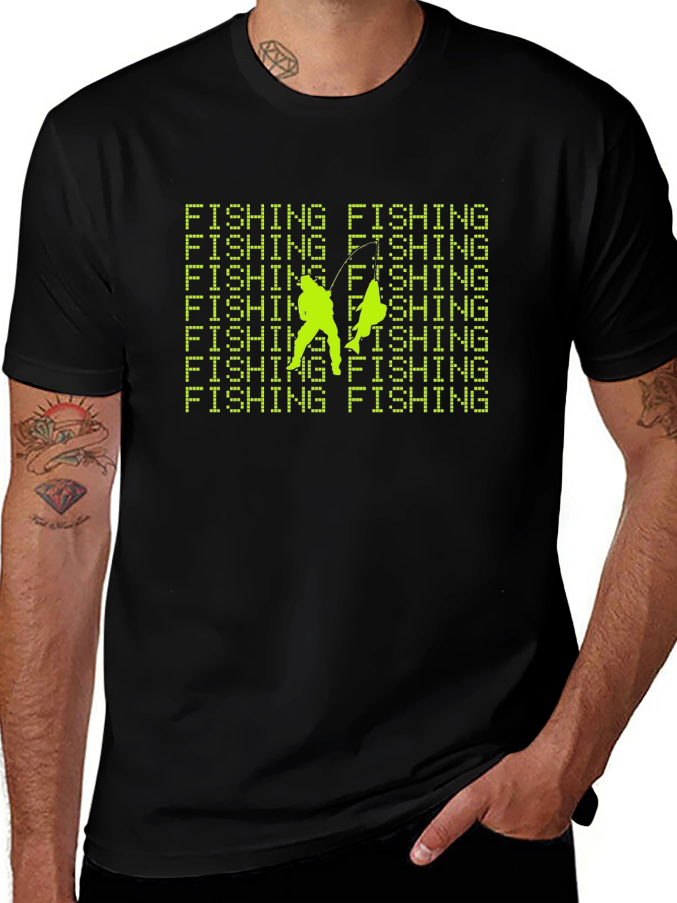 Fishing Graphic Tee - Novelty Fisherman T-Shirt
