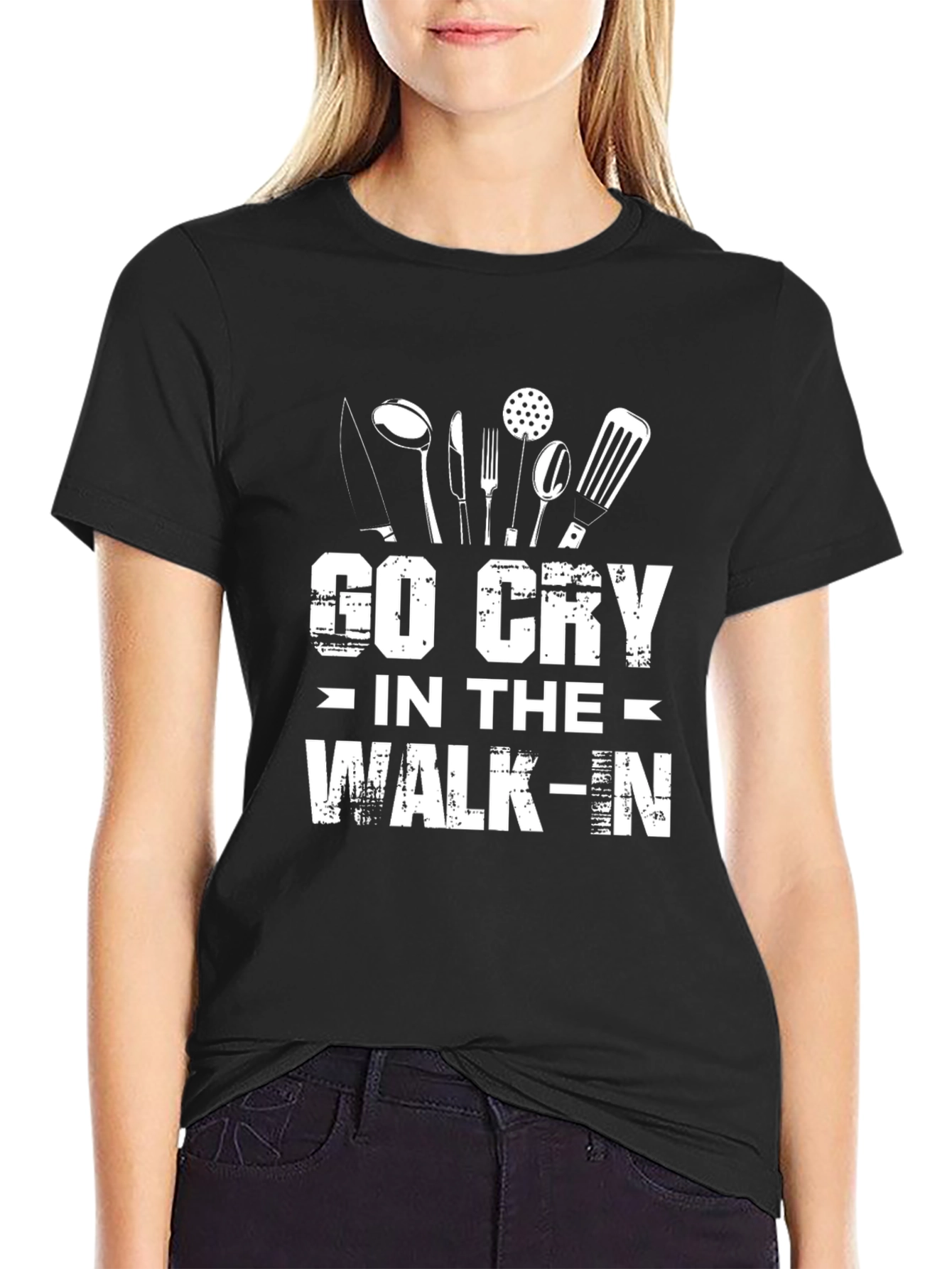 Go Cry In The Walk-In Funny Chef T-Shirt