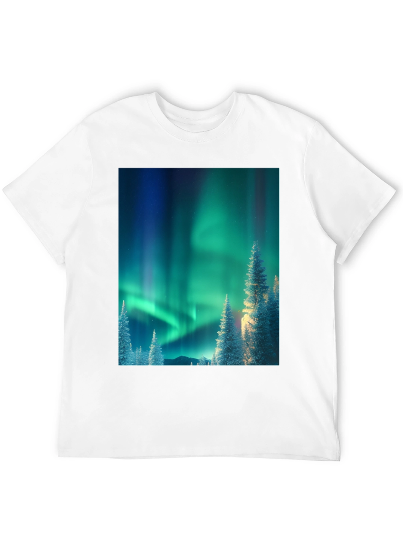 Aurora Borealis Graphic Tee - Northern Lights T-Shirt