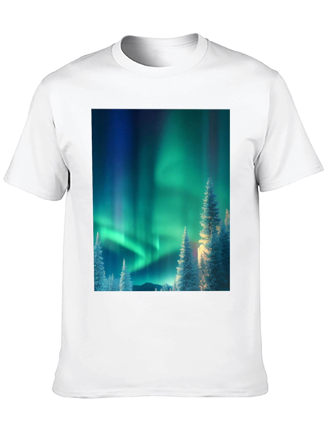 Aurora Borealis Graphic Tee - Northern Lights T-Shirt