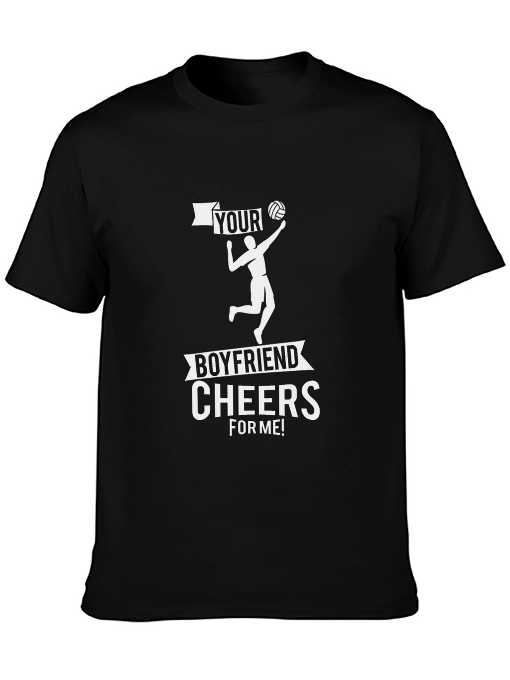 Volleyball Boyfriend Cheers T-Shirt