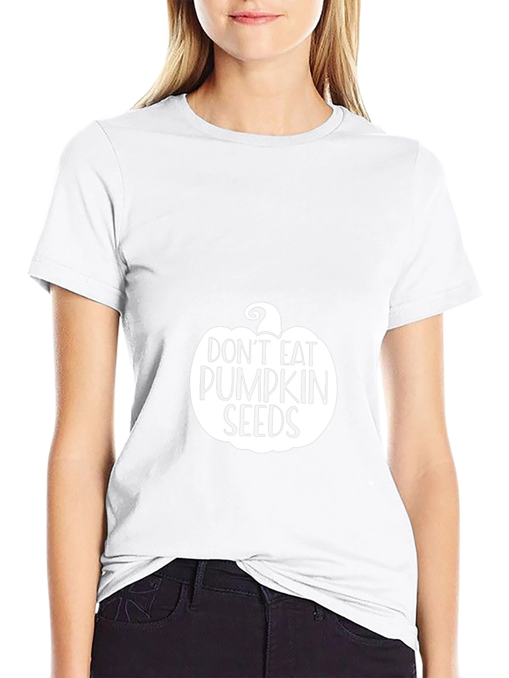 Dont Eat Pumpkin Seeds Black Graphic Tee