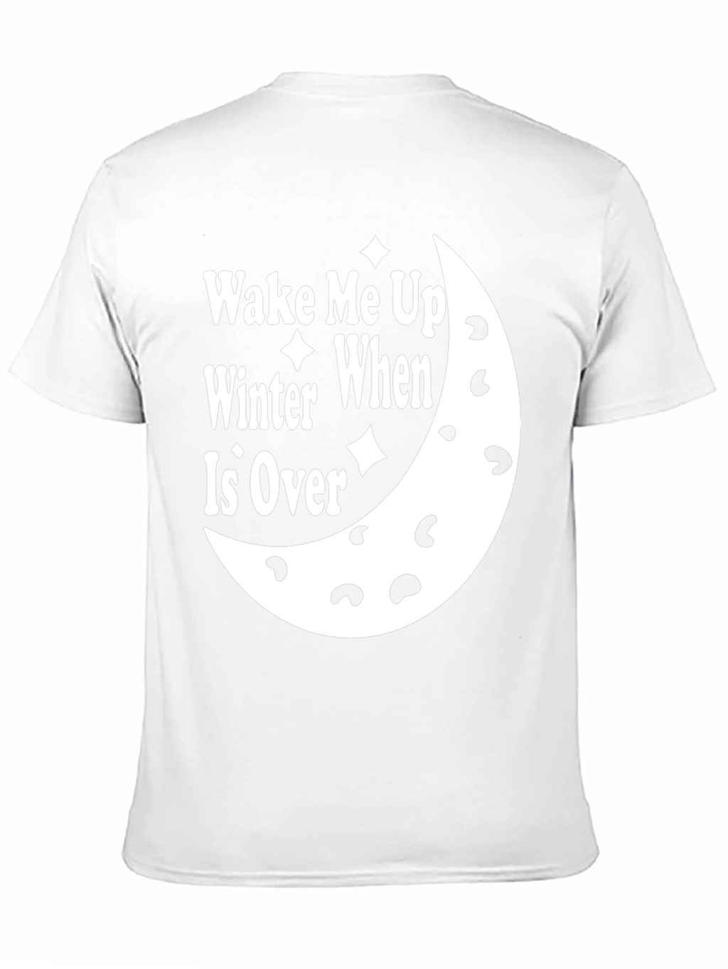 Wake Me Up When Winter Is Over Black T-Shirt