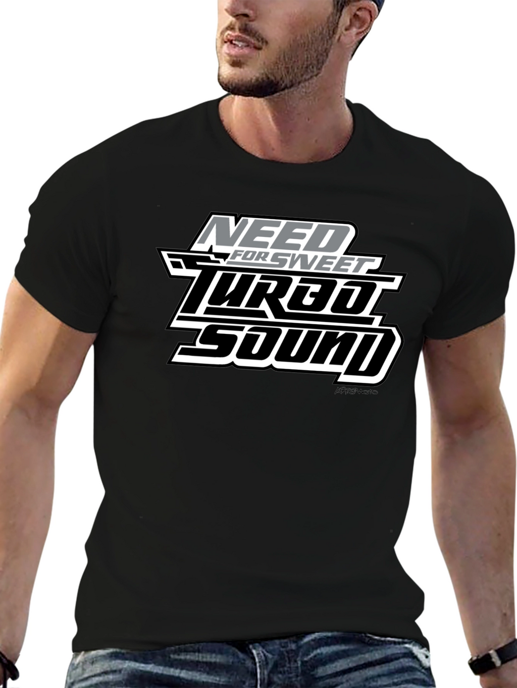 Need for Sweet Turbo Sound Black T-Shirt