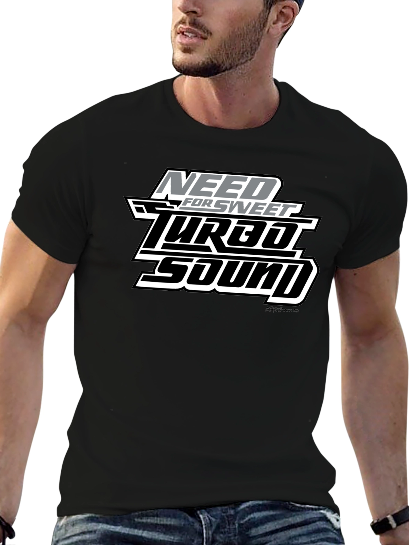Need for Sweet Turbo Sound Black T-Shirt