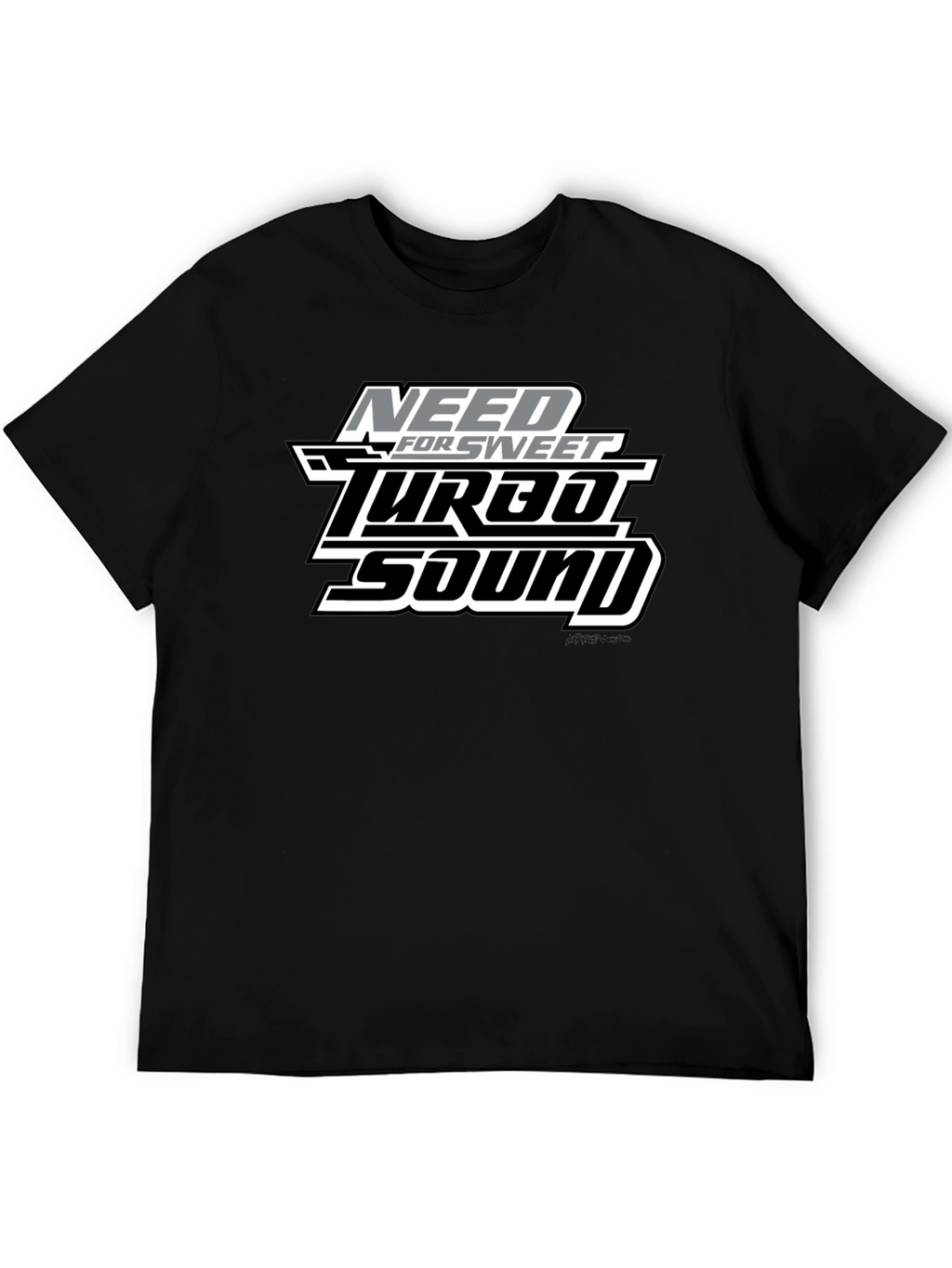 Need for Sweet Turbo Sound Black T-Shirt