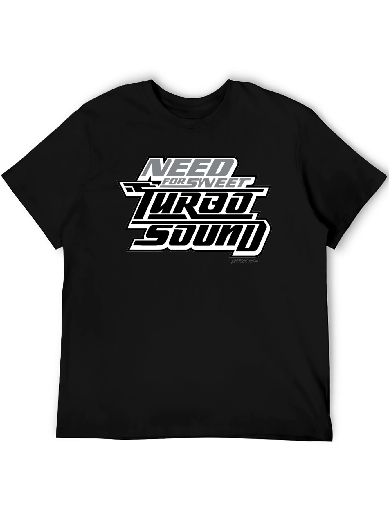 Need for Sweet Turbo Sound Black T-Shirt