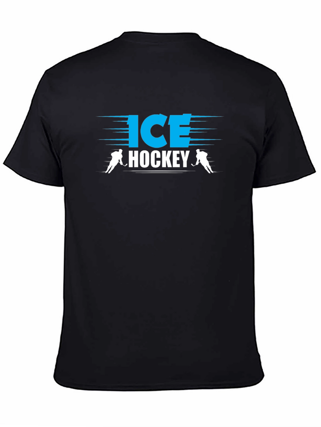 Ice Hockey Black T-Shirt