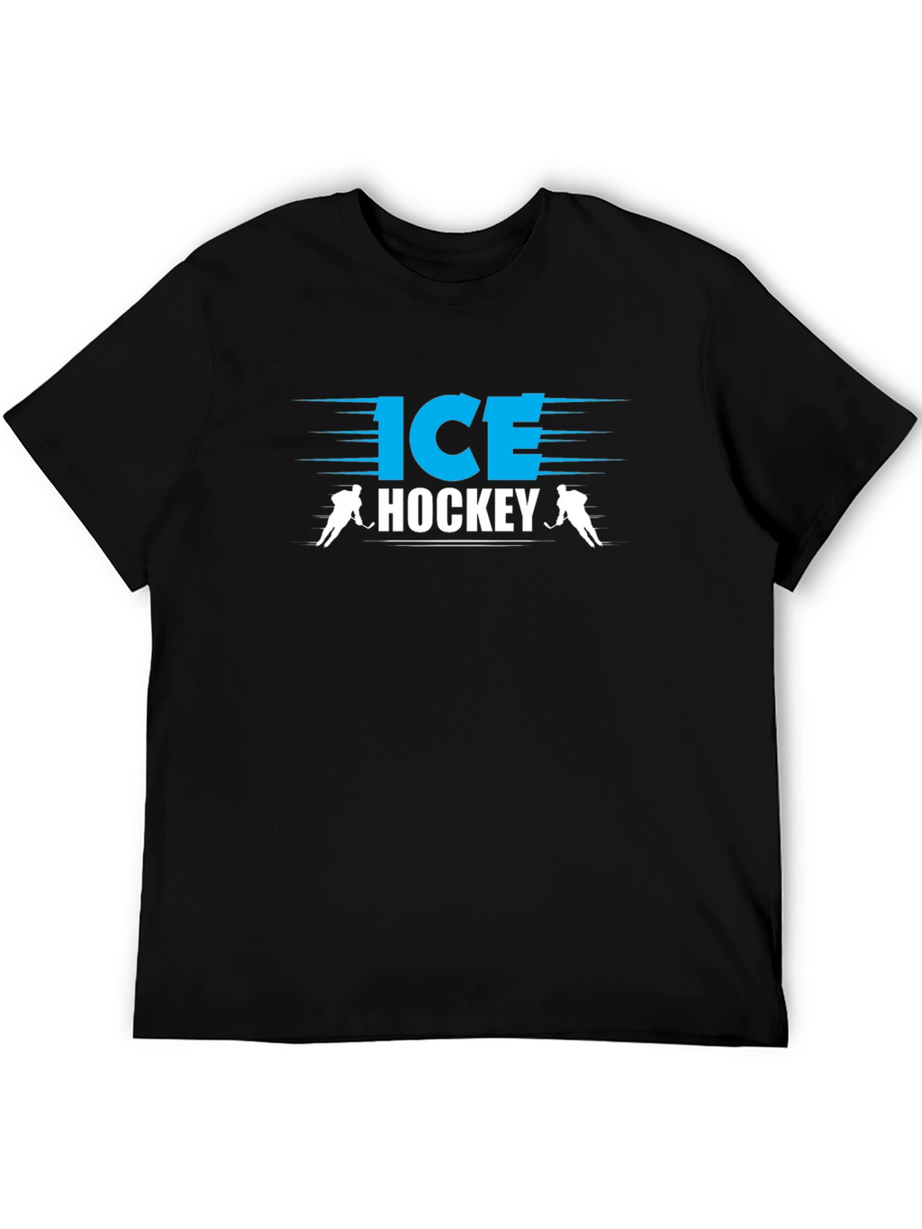 Ice Hockey Black T-Shirt