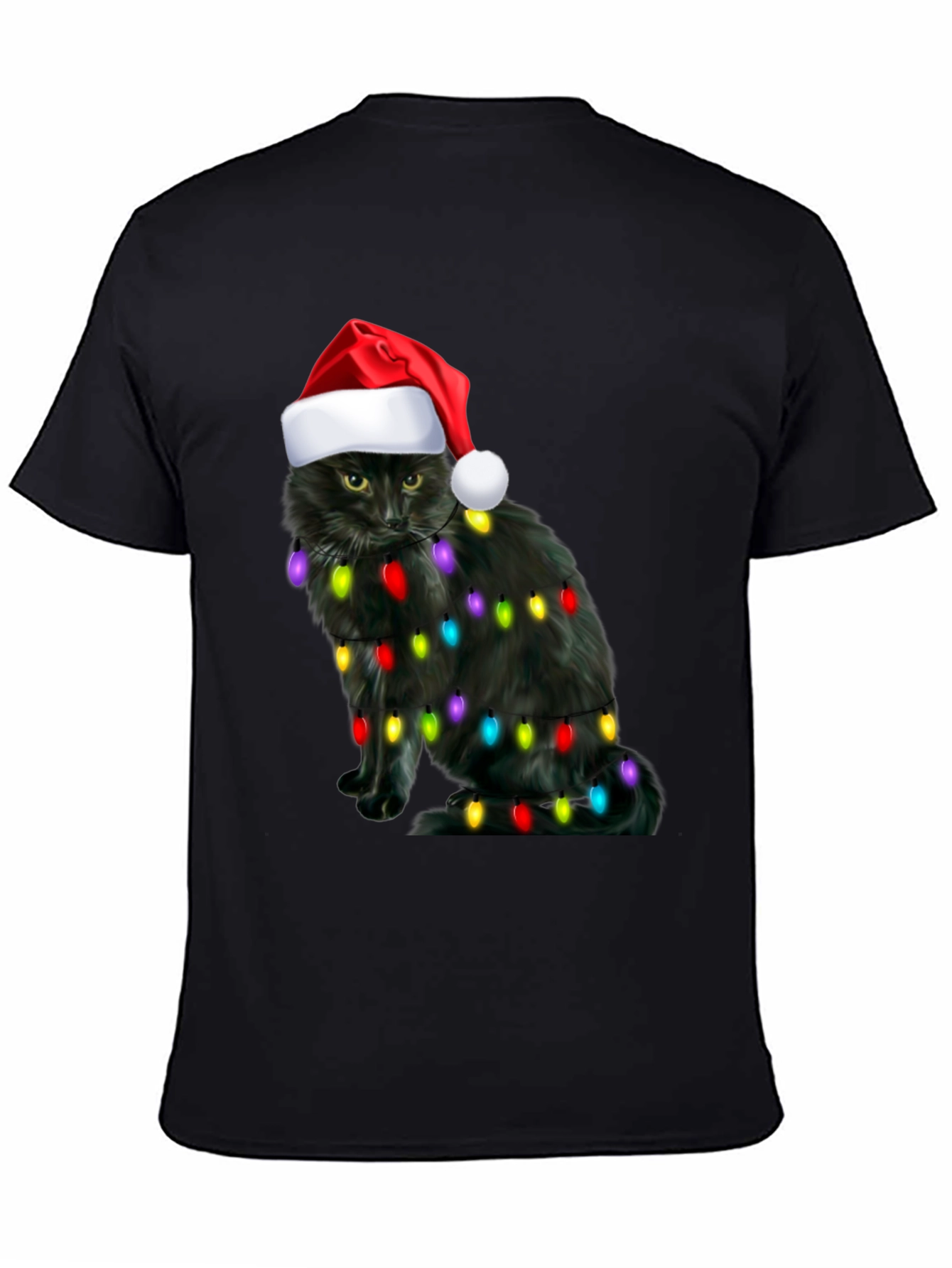Festive Cat Christmas T-Shirt