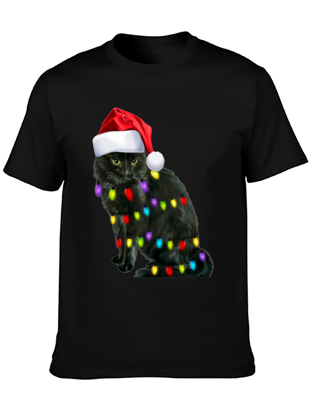 Festive Cat Christmas T-Shirt