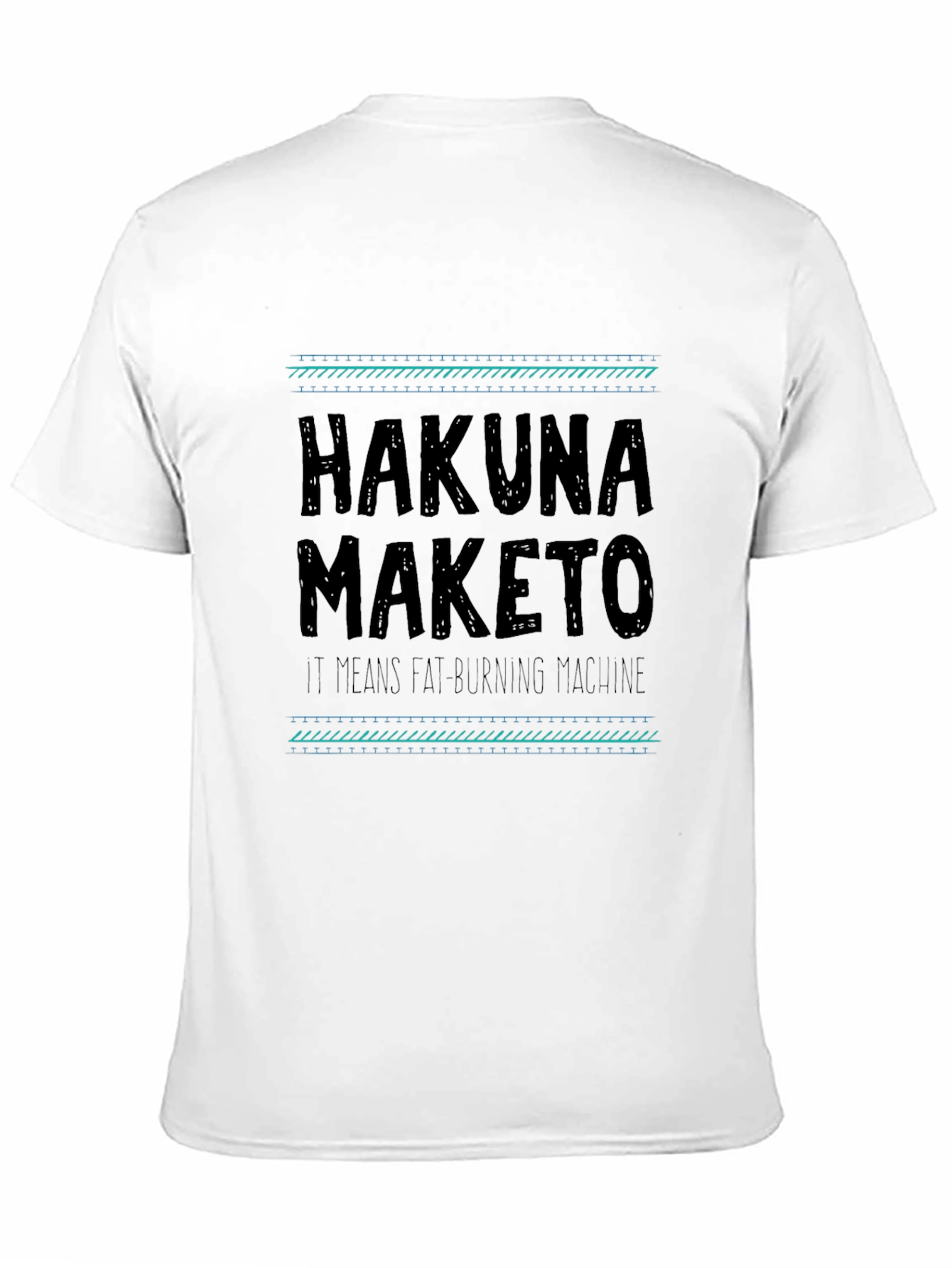 Hakuna Maketo Black T-Shirt - Fat Burning Machine Graphic Tee