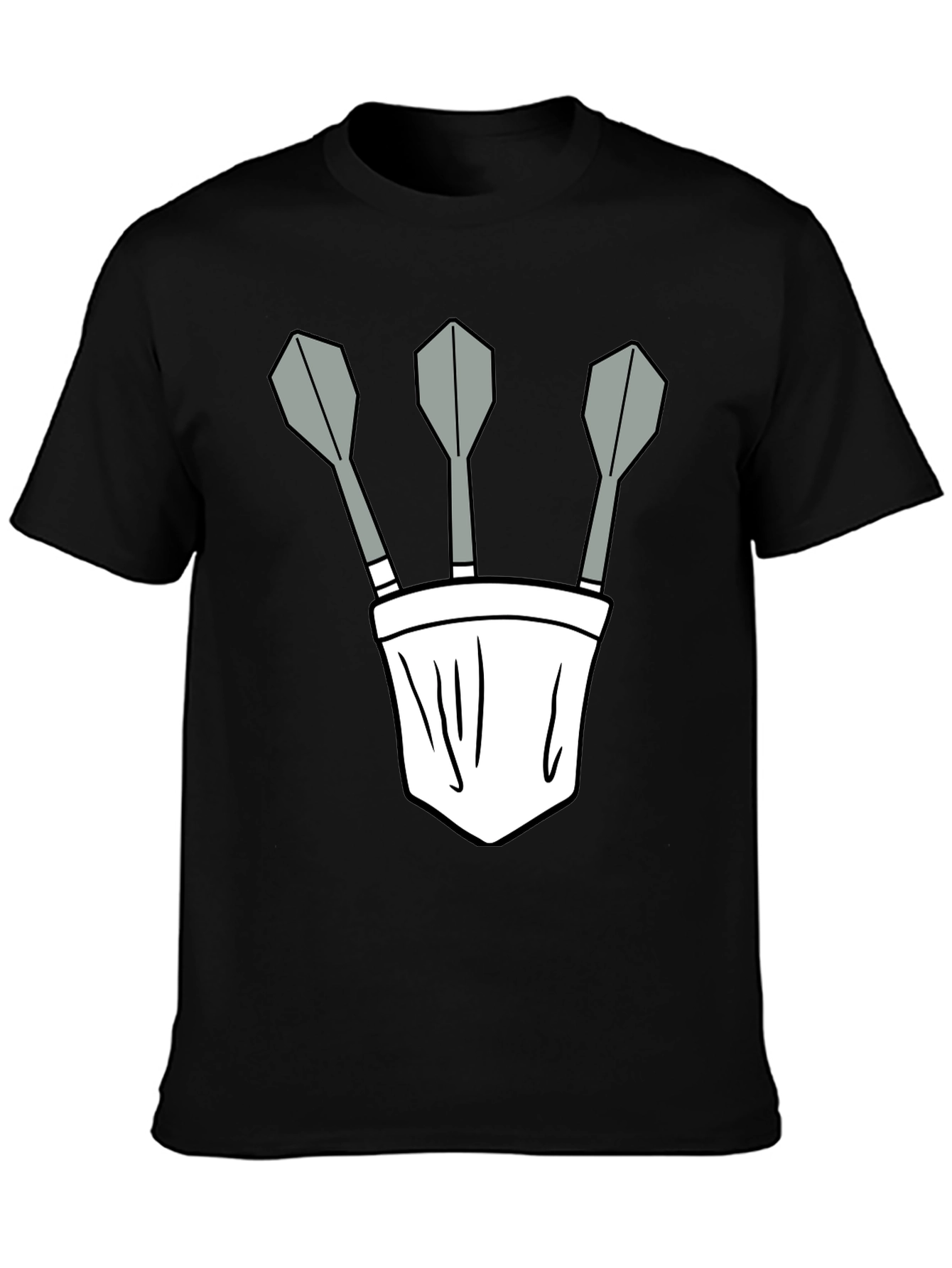 Darts Pocket Graphic Tee - Cool Casual Style