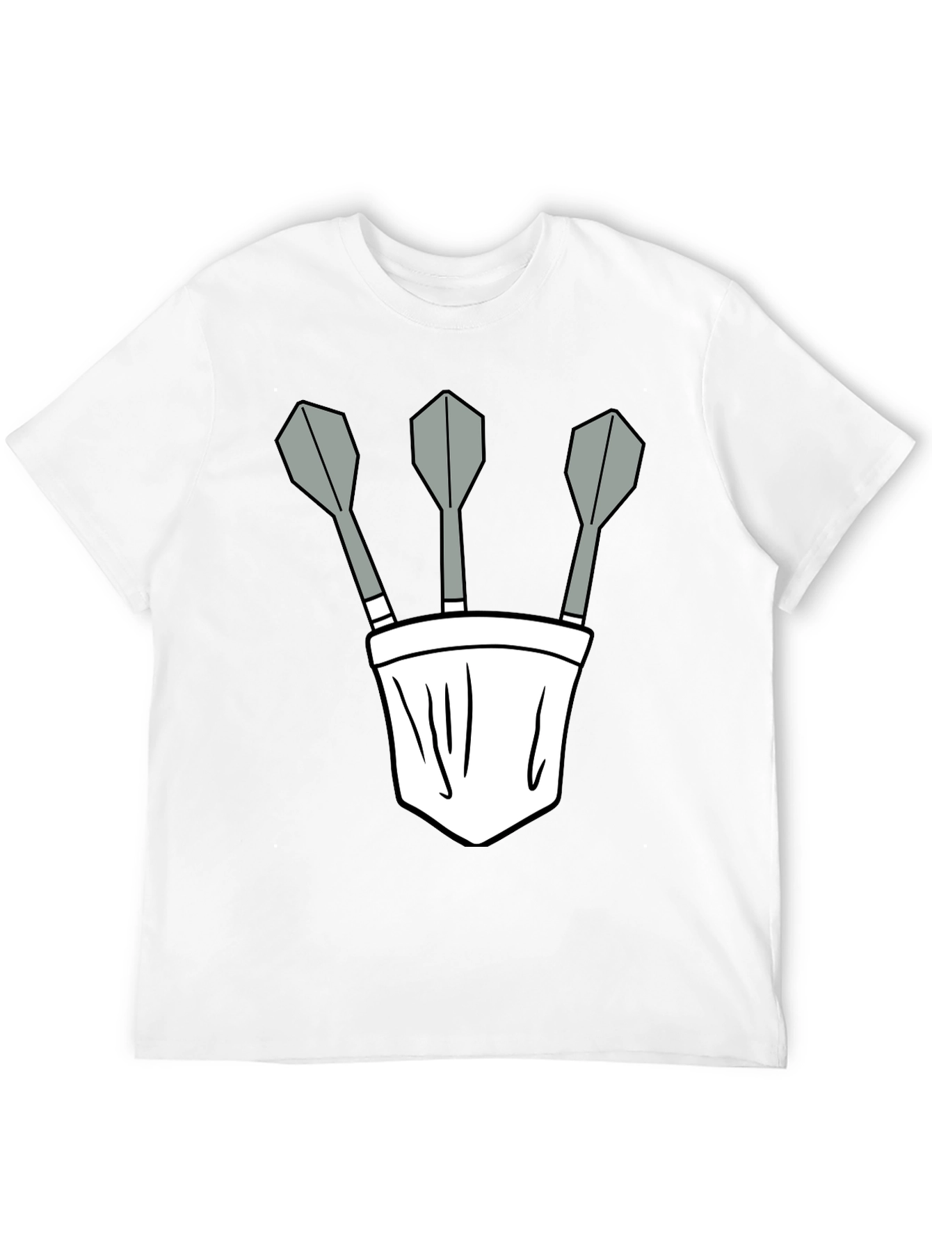 Darts Pocket Graphic Tee - Cool Casual Style