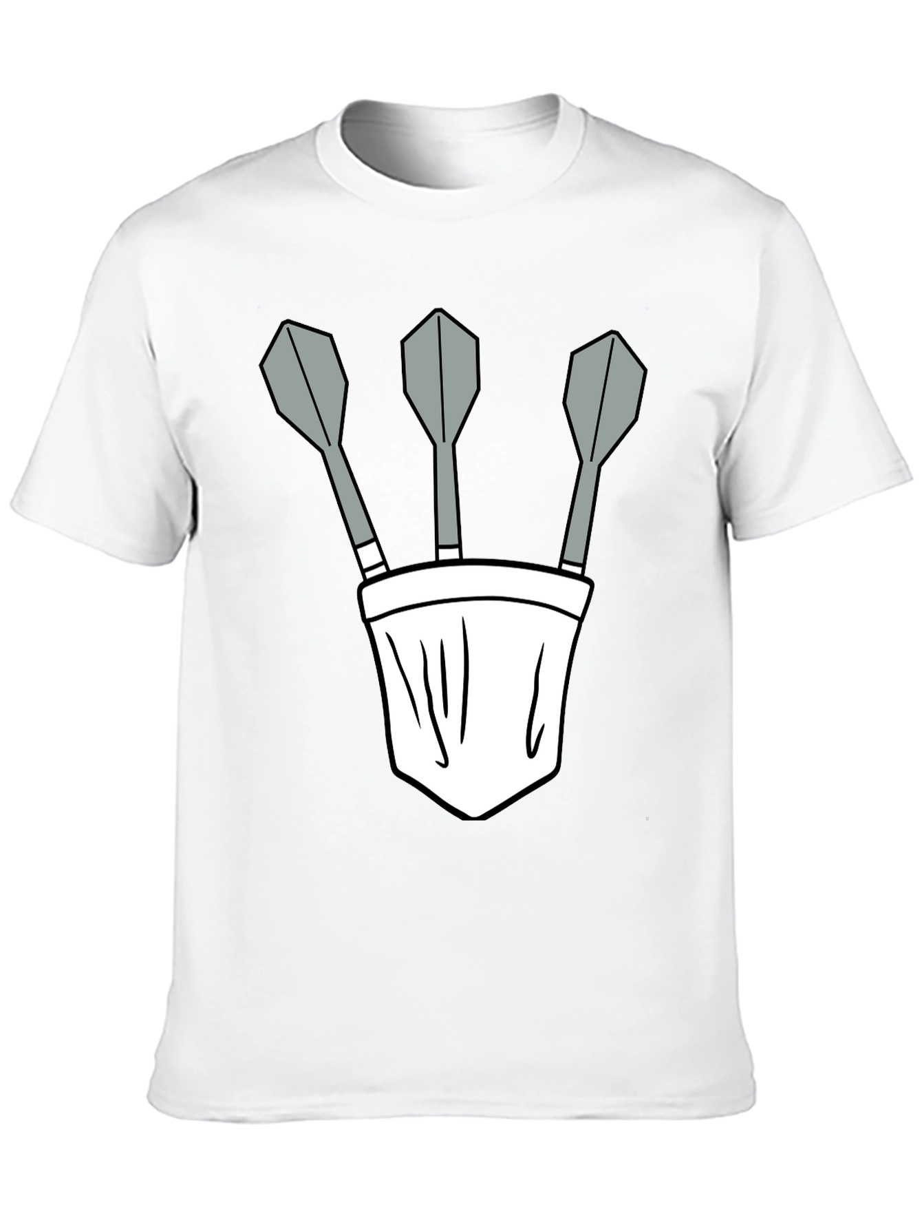 Darts Pocket Graphic Tee - Cool Casual Style