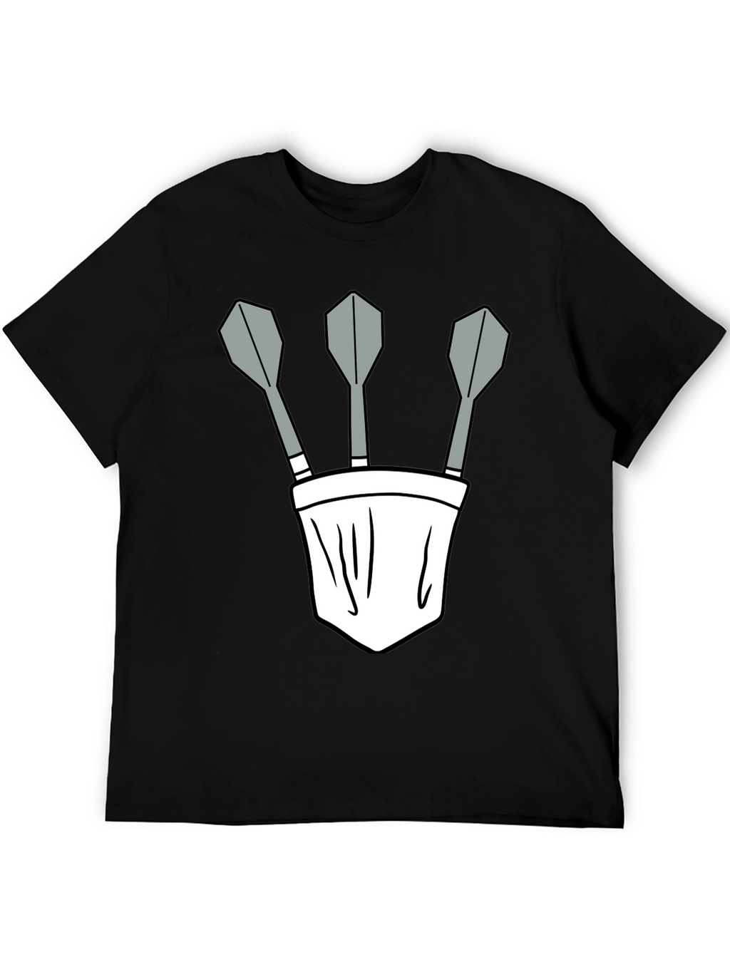 Darts Pocket Graphic Tee - Cool Casual Style