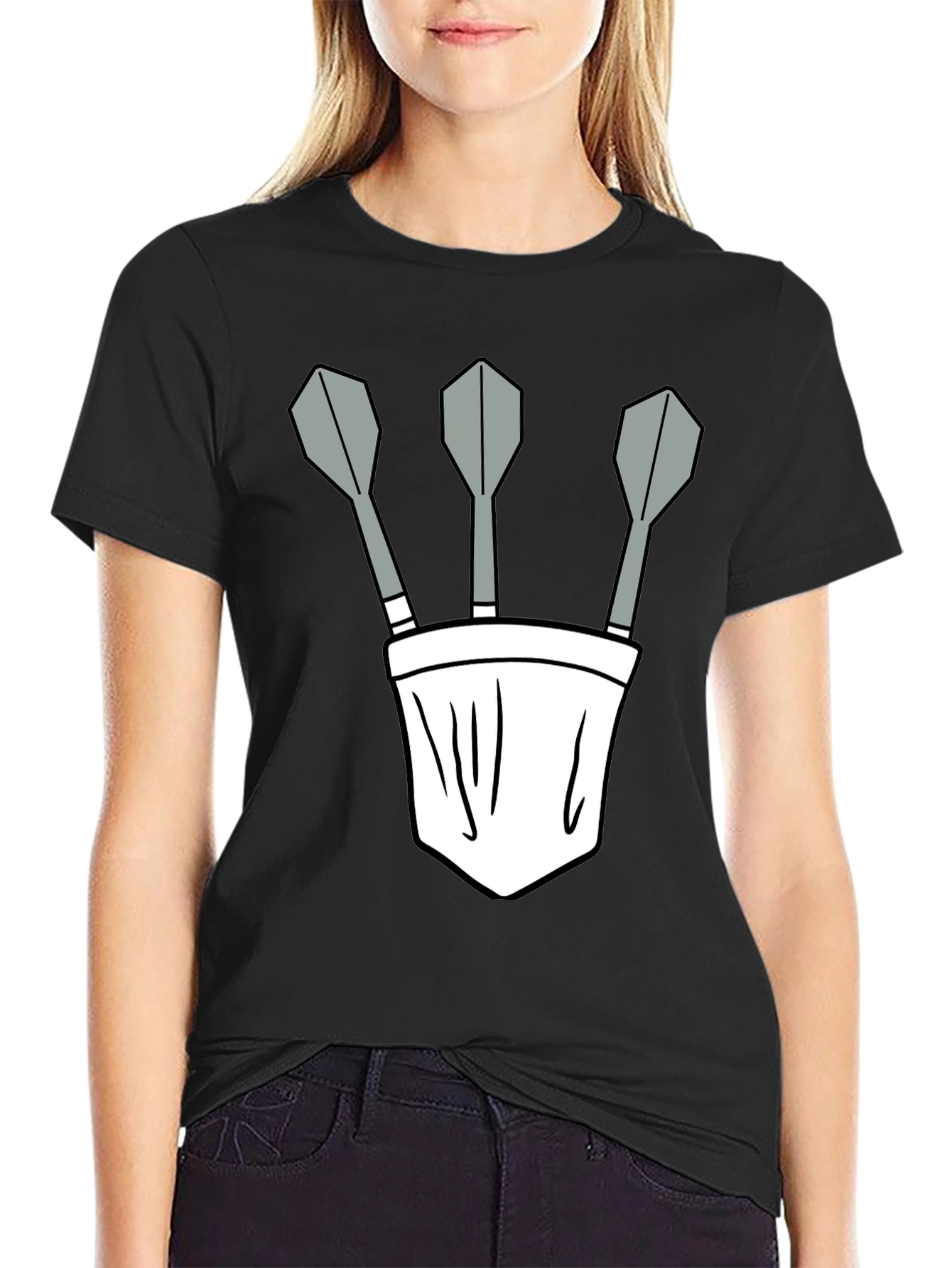 Darts Pocket Graphic Tee - Cool Casual Style