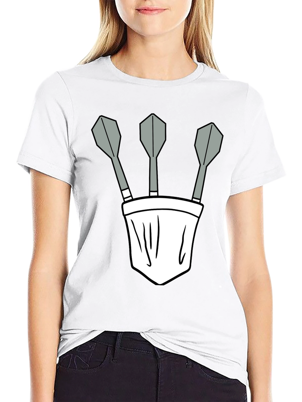 Darts Pocket Graphic Tee - Cool Casual Style