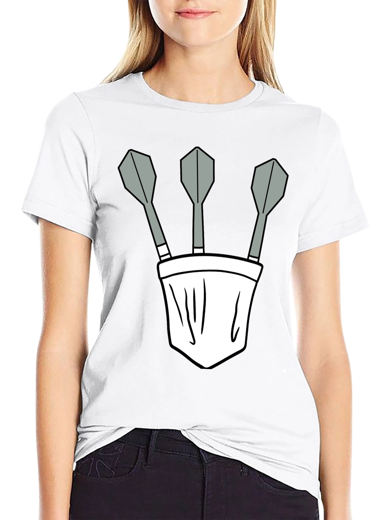Darts Pocket Graphic Tee - Cool Casual Style