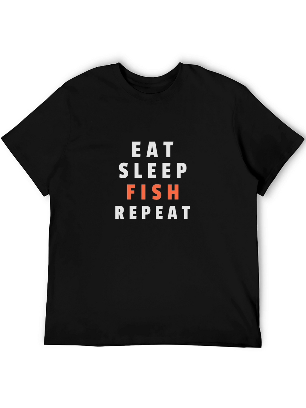 Eat Sleep Fish Repeat T-Shirt - Fishing Enthusiast Tee
