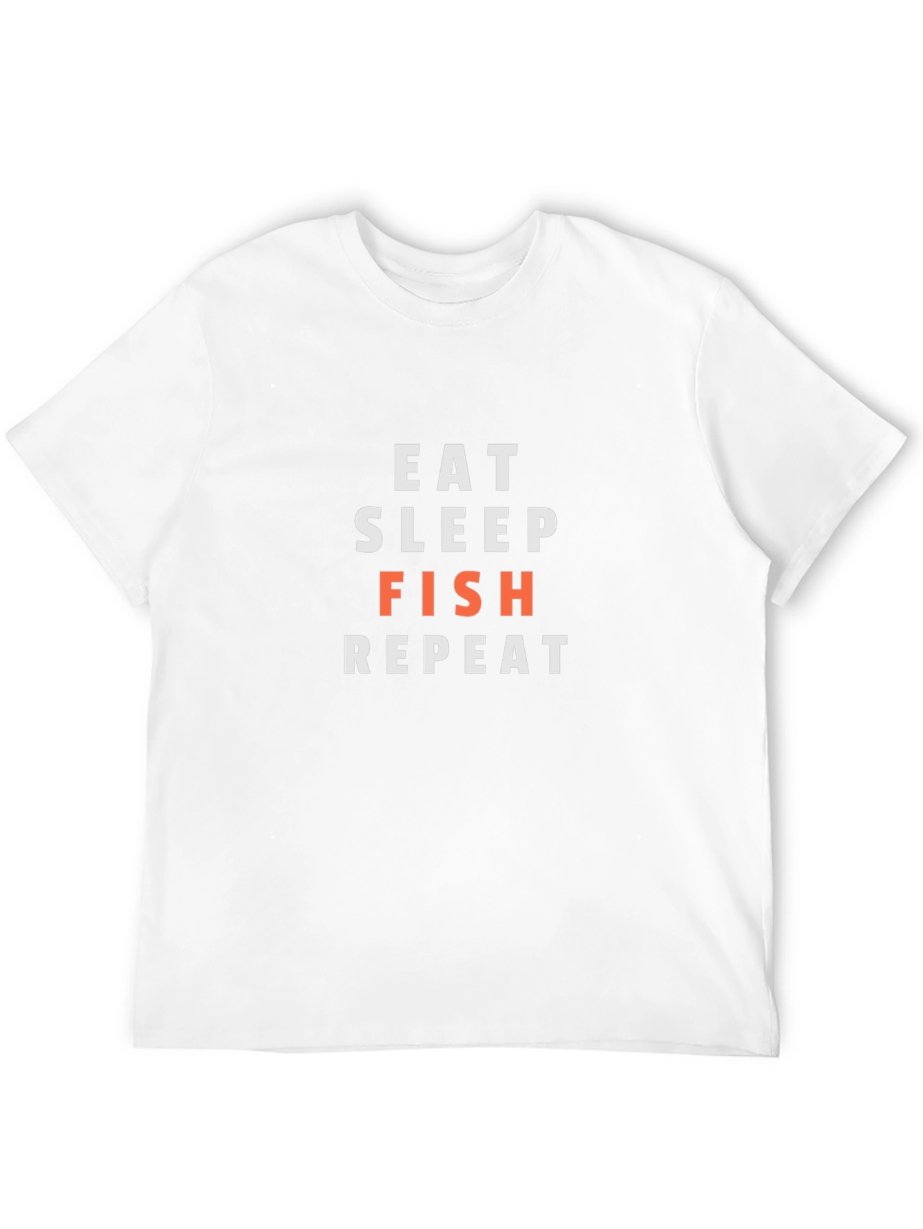 Eat Sleep Fish Repeat T-Shirt - Fishing Enthusiast Tee