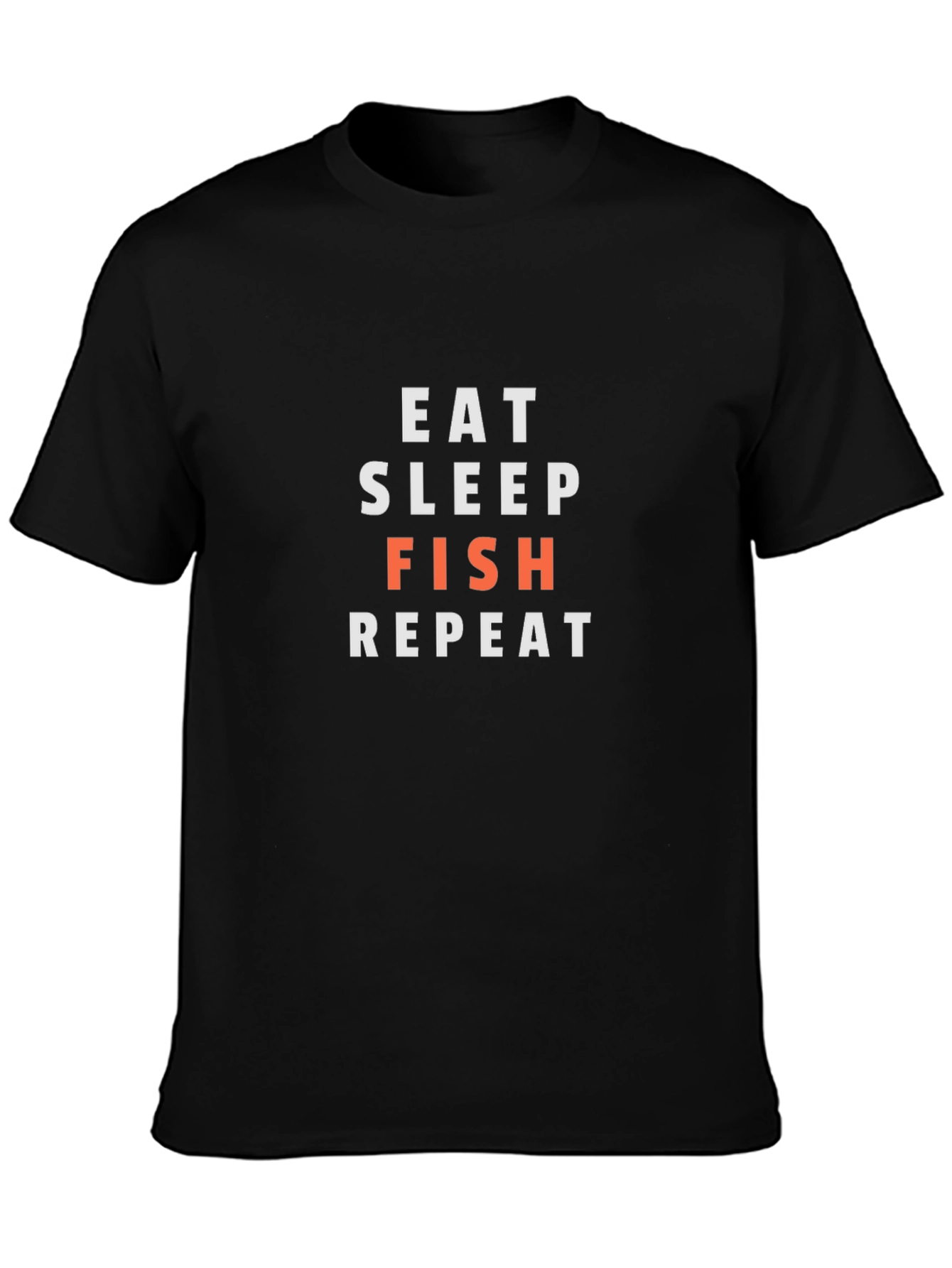 Eat Sleep Fish Repeat T-Shirt - Fishing Enthusiast Tee