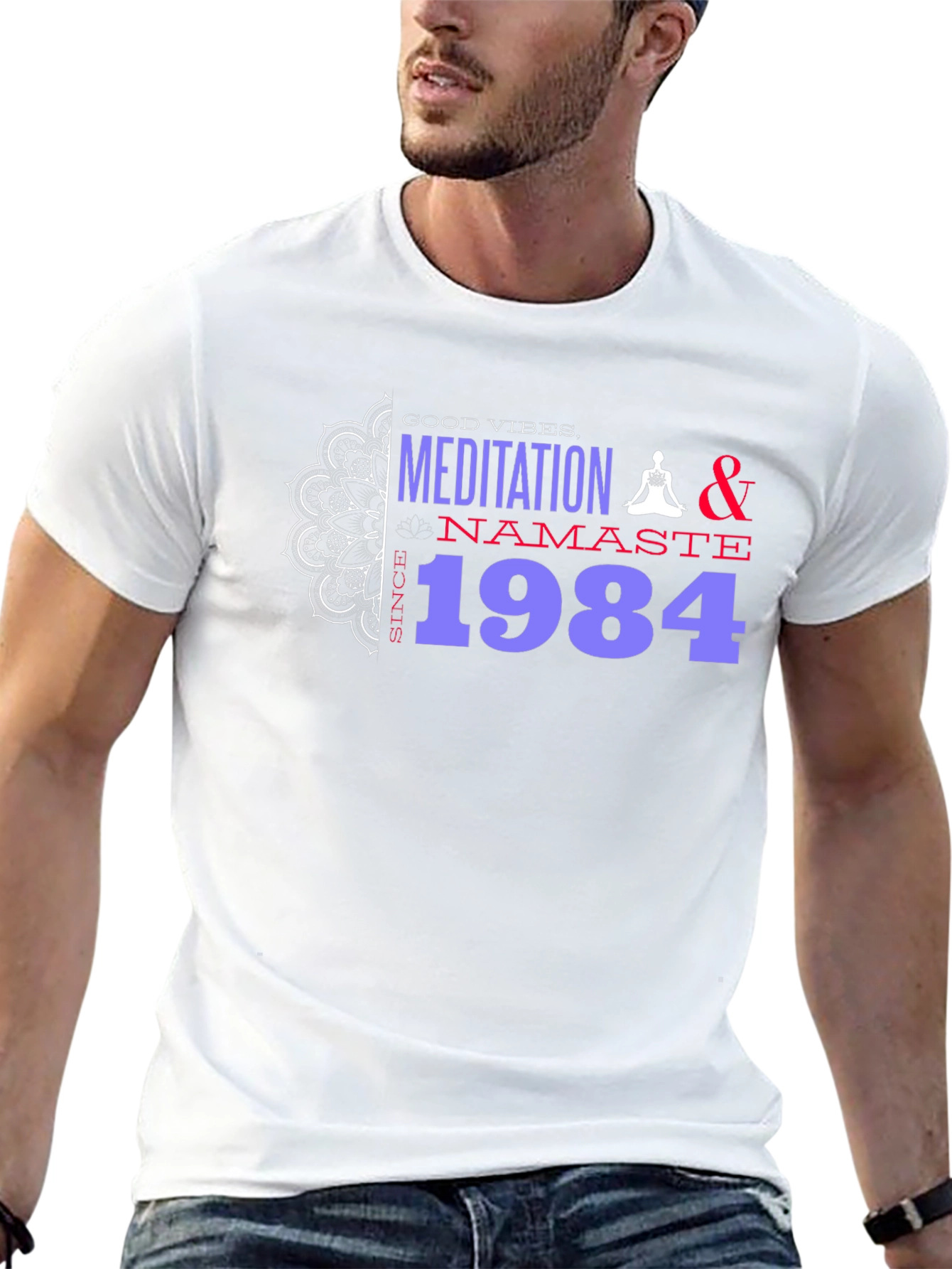 Meditation Namaste Since 1984 Graphic T-Shirt
