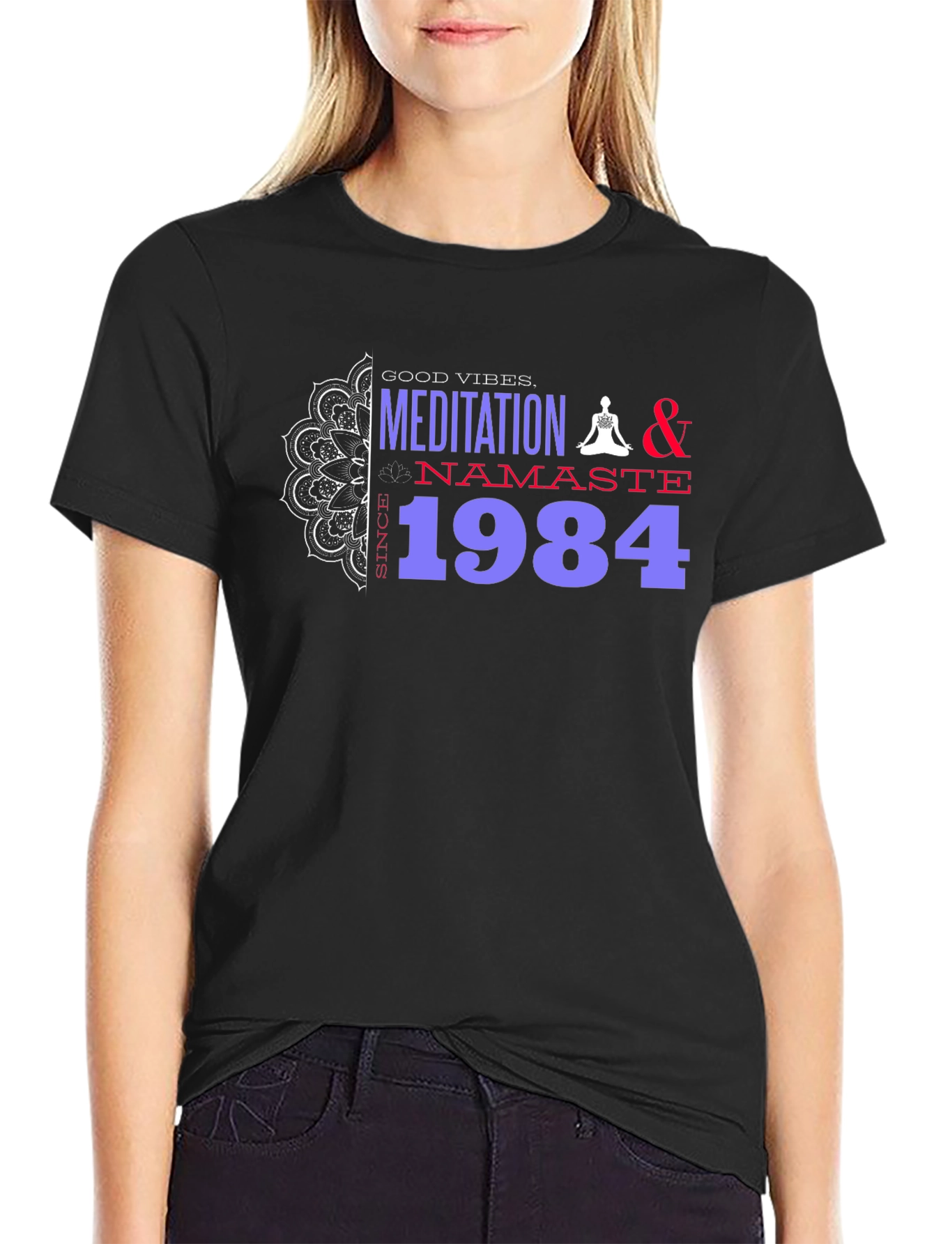Meditation Namaste Since 1984 Graphic T-Shirt