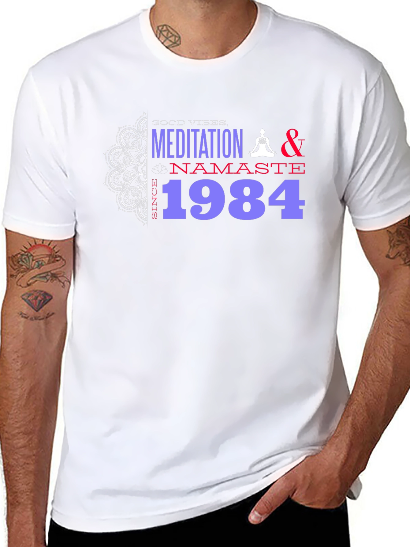 Meditation Namaste Since 1984 Graphic T-Shirt