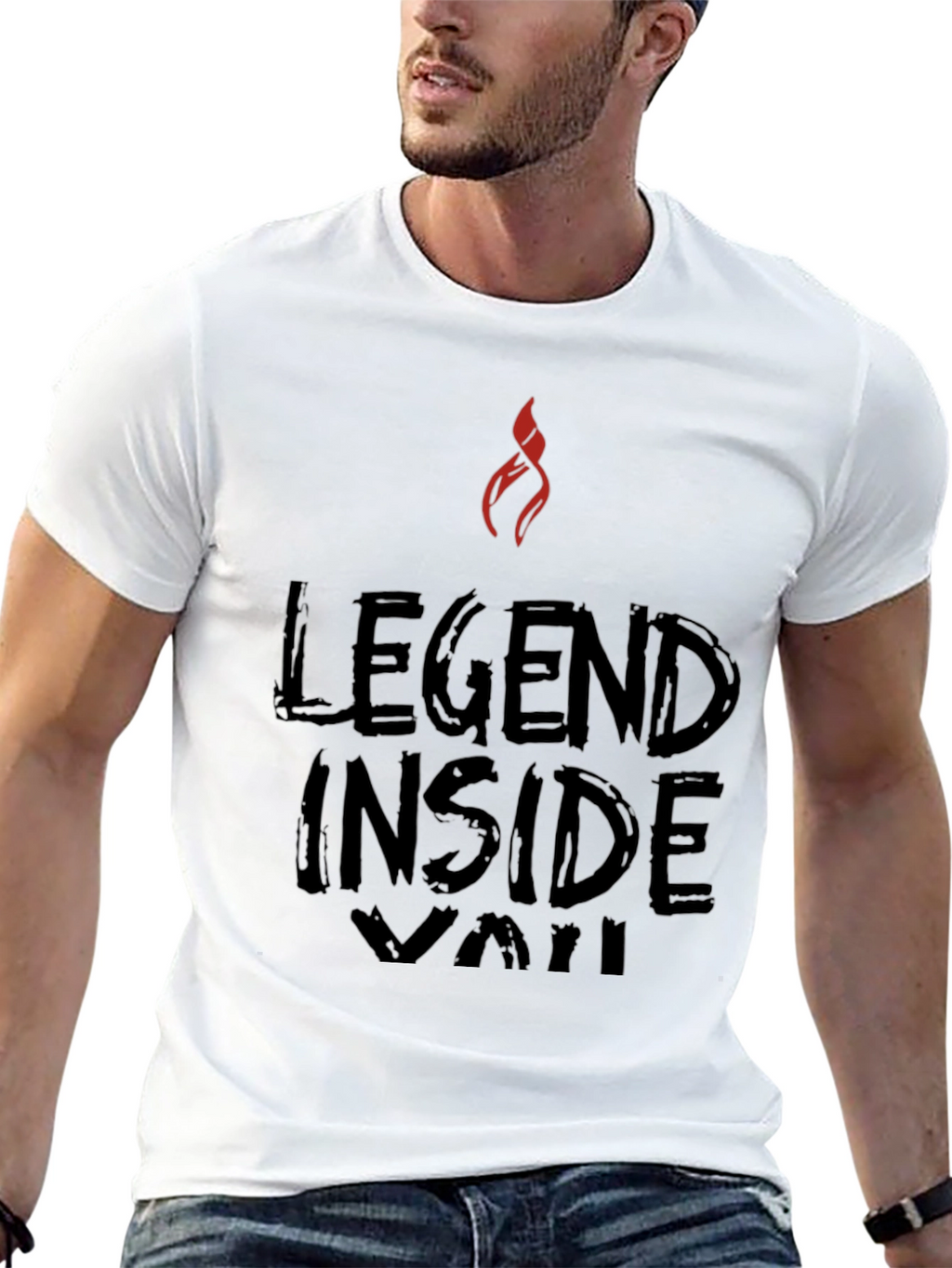 Legend Inside Vali T-Shirt - Black Graphic Tee